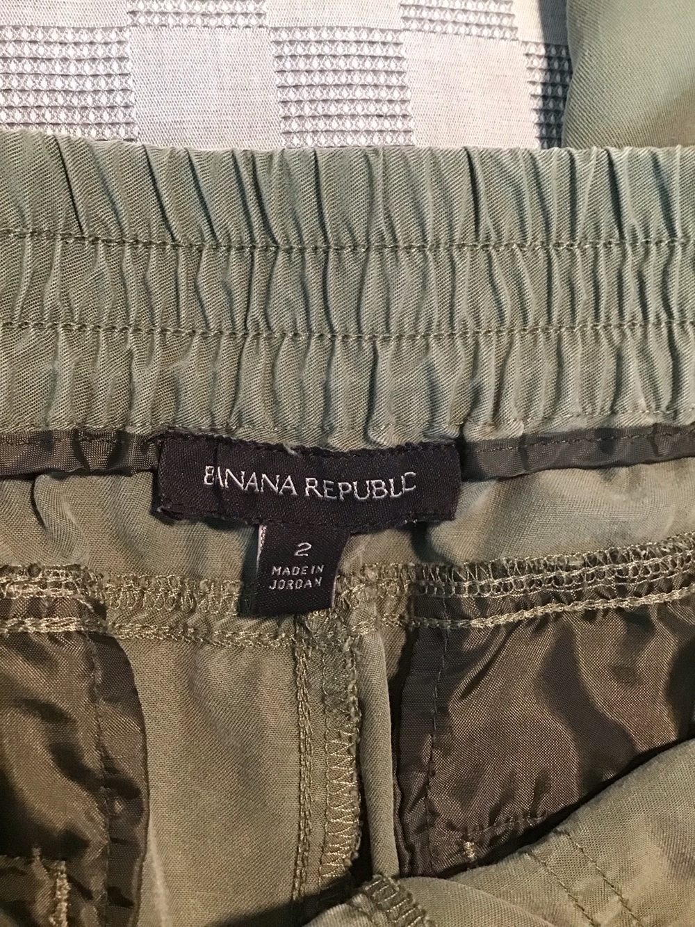 Banana Republic Womens Pants Pull On Lycocell Joggers Elastic Waist Sz 2 - Picture 5 of 7